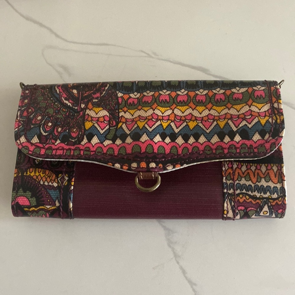 Sakroots oilcloth wallet